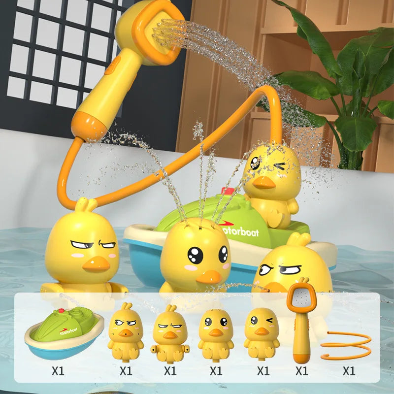 Bath Toy splashing ducks - multivariant