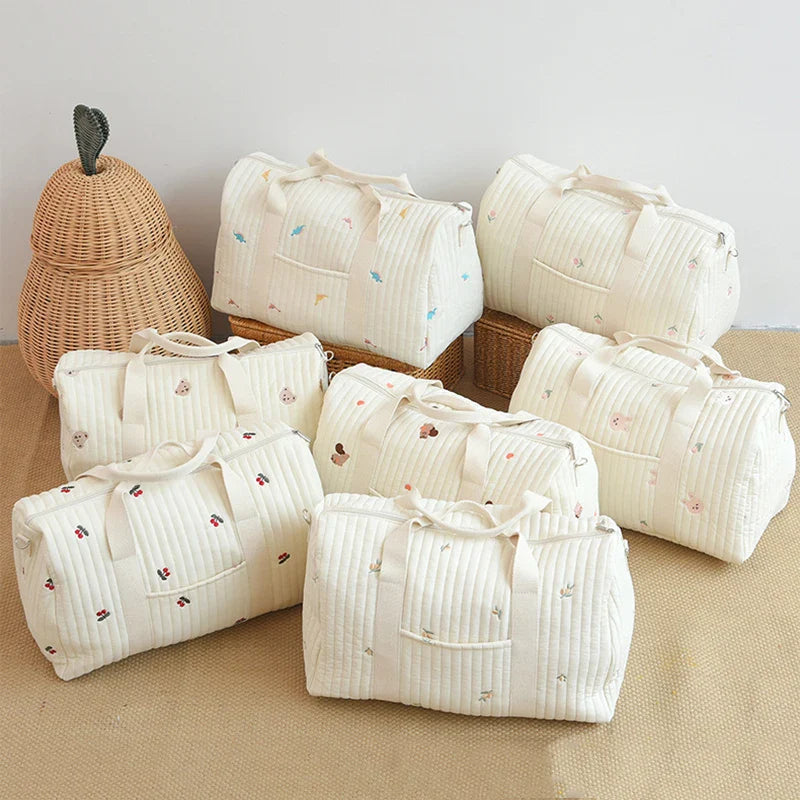 Diaper Bag with Shoulder Strap and Pockets - Multivariant
