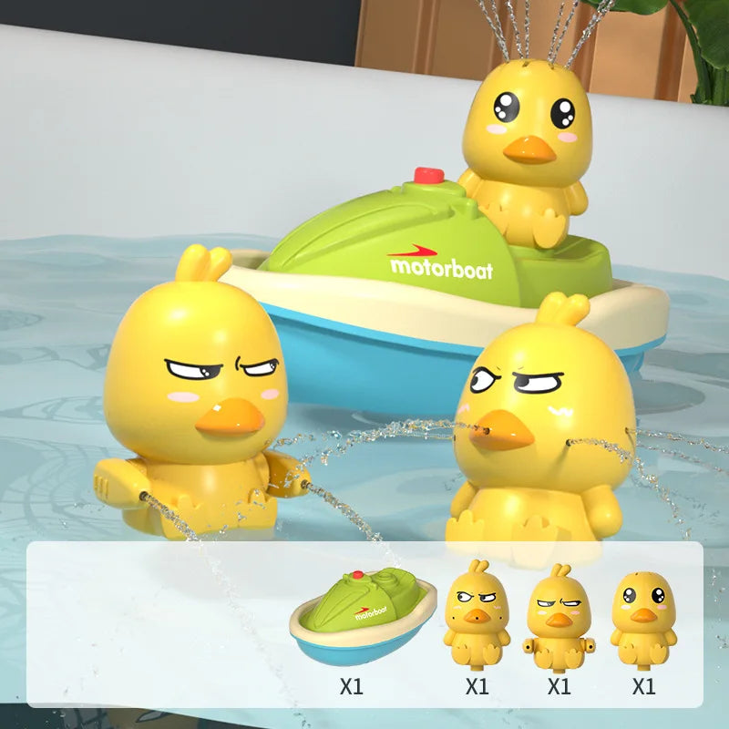 Bath Toy splashing ducks - multivariant