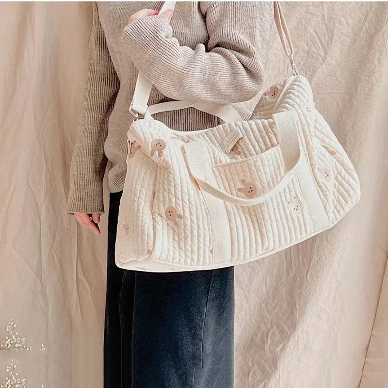 Diaper Bag with Shoulder Strap and Pockets - Multivariant
