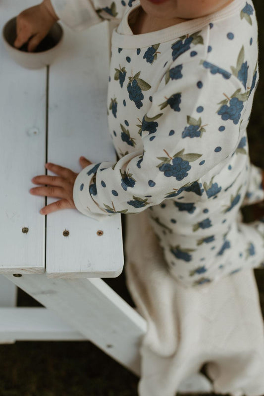 Organic Blueberry - Bodysuit